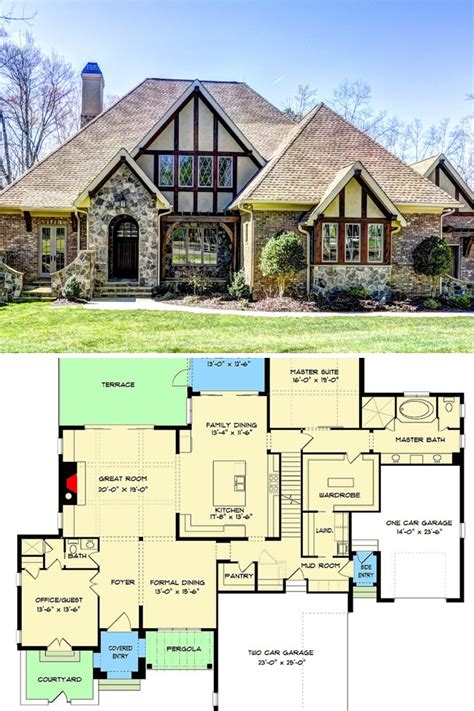 tudor house floorplan|modern tudor cottage house plans.